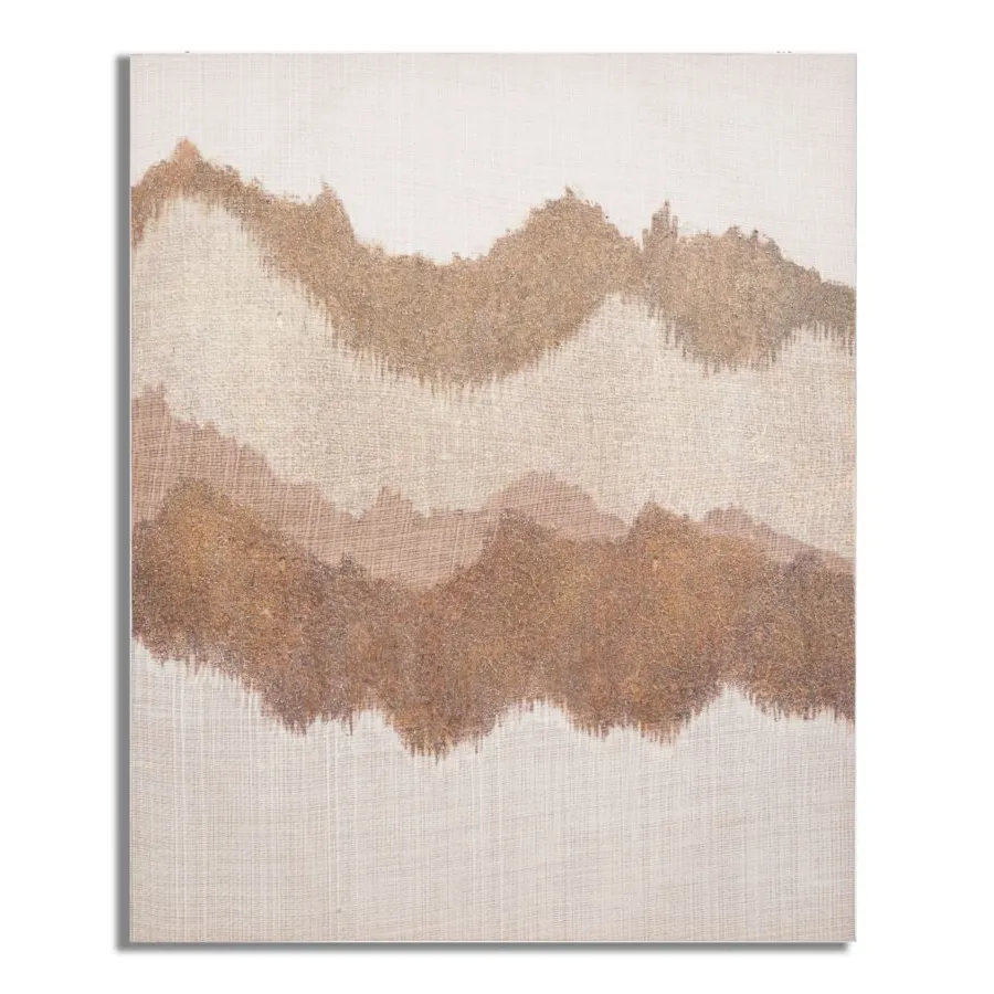 OBRAZ NA PŁÓTNIE BROWNY 80X3,7X100 cm